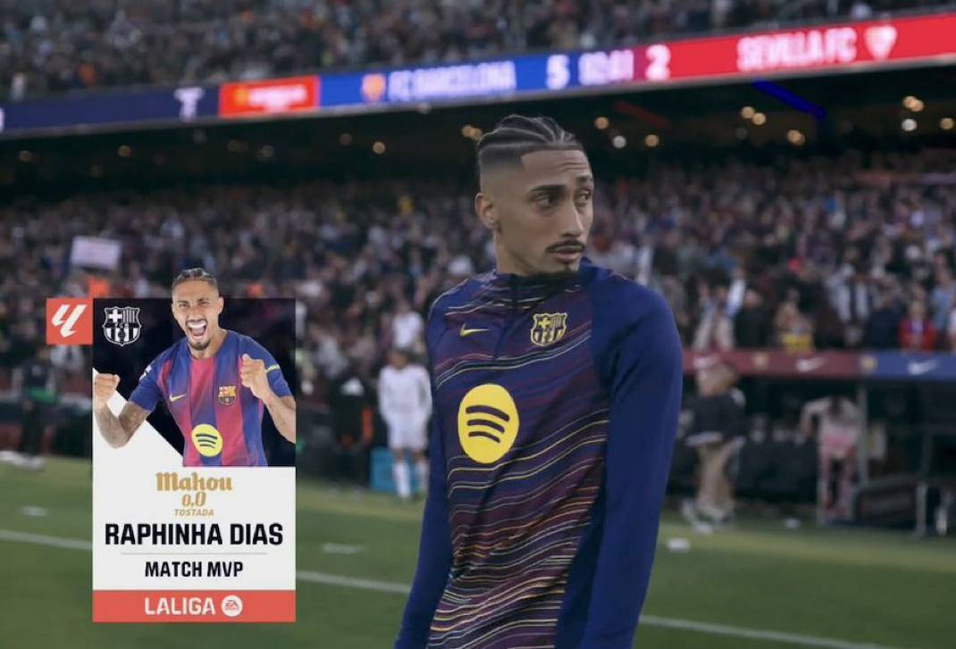 ๐จ ๐ข๐๐๐๐๐๐๐: Raphinha has been crowned MAN OF THE MATCH! ๐ง๐ท๐