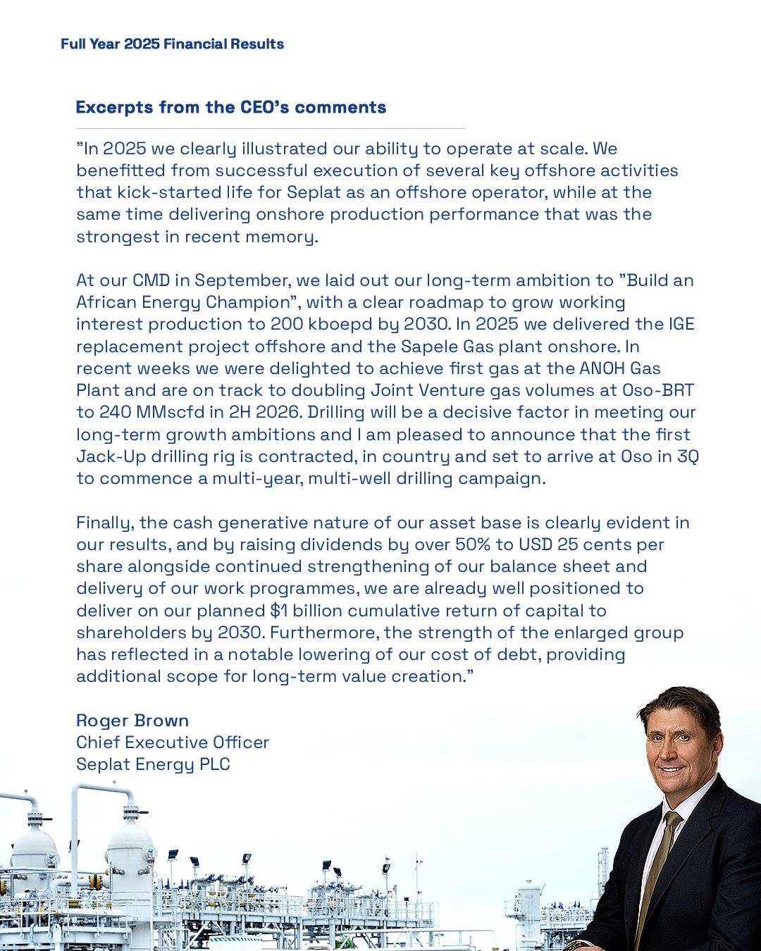 Seplat Energy 2025 Audited Financial Statements is out!