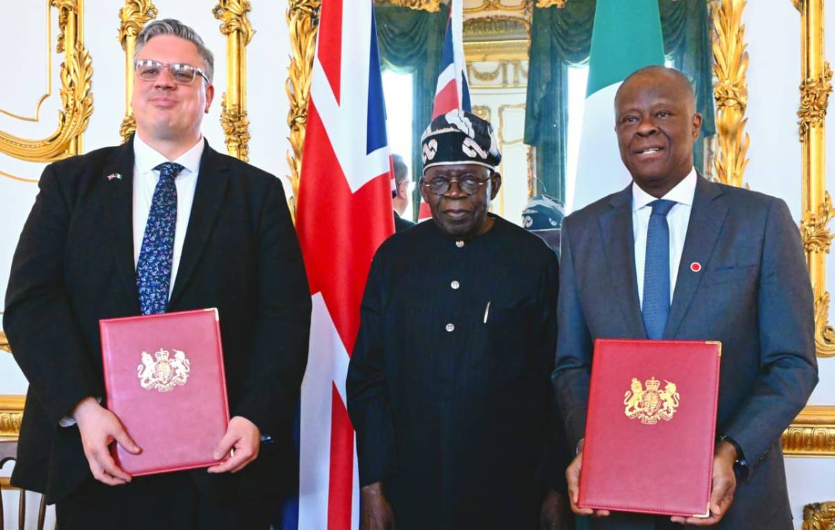 President Tinubu today witnessed the signing of a £746 million financing agreement between Nigeria’...