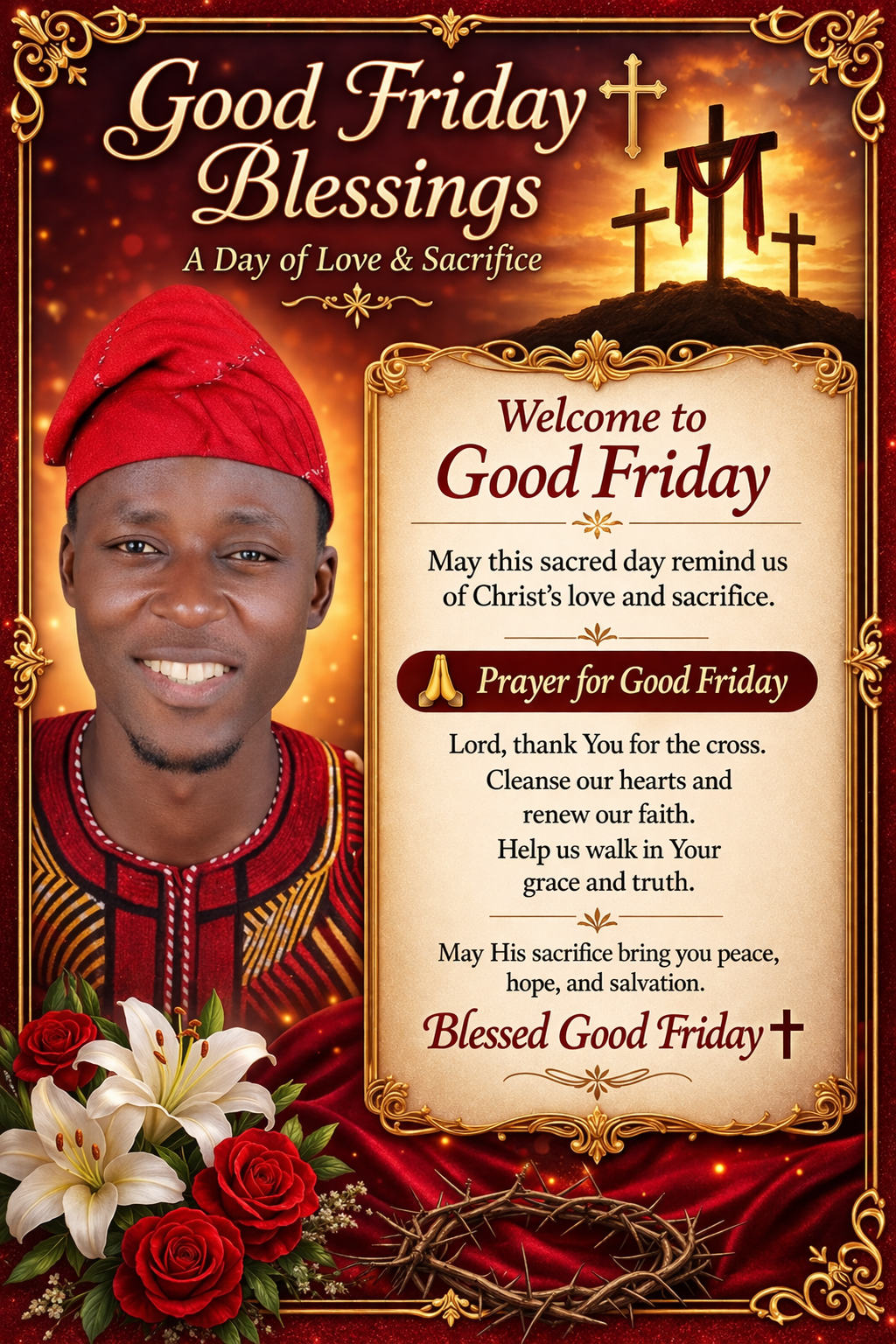 Blessed Good Friday to all Lékèélékèé family.