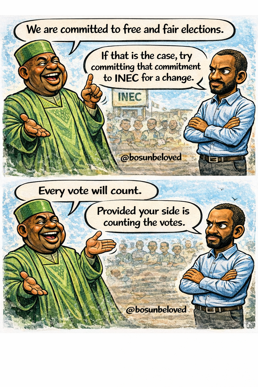 Reject vote buying, report any irregularities, and remain engaged even after elections. A vote only...