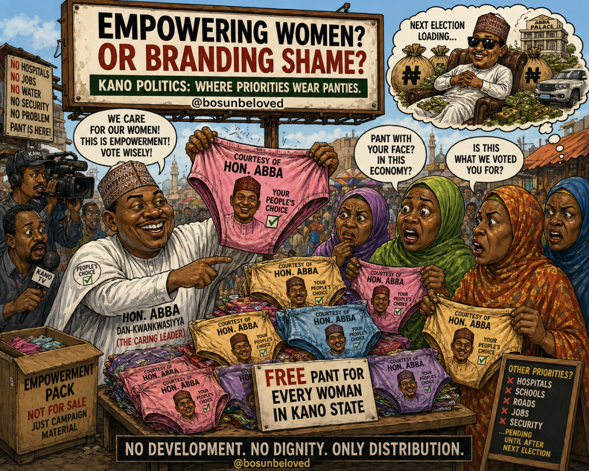 If this no be insult, wetin we go call am?
EMPOWERMENT?