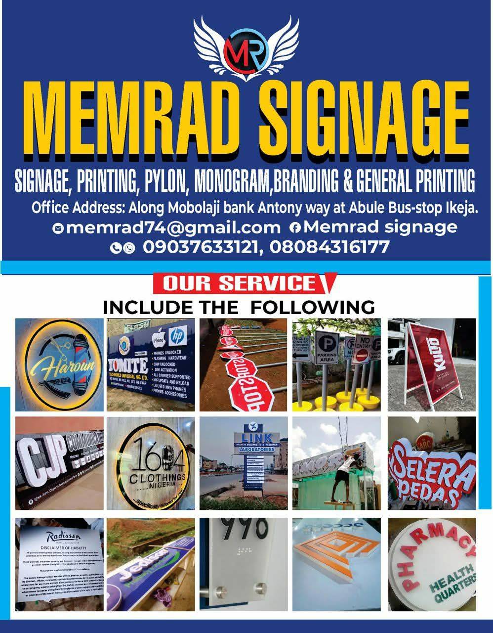 Post by Memrad Signage Concept