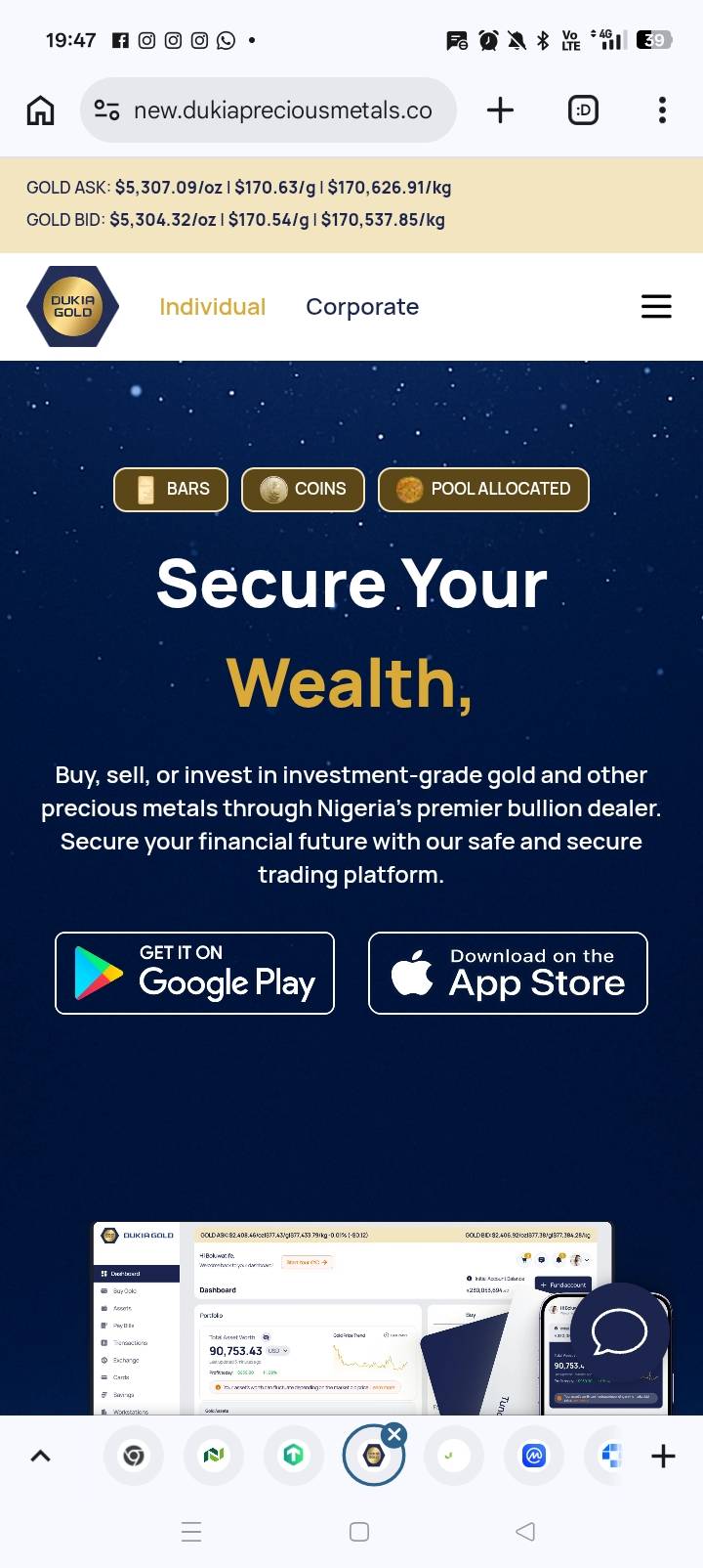 https://new.dukiapreciousmetals.co?authAction=register&referralCode=GRASAK7K