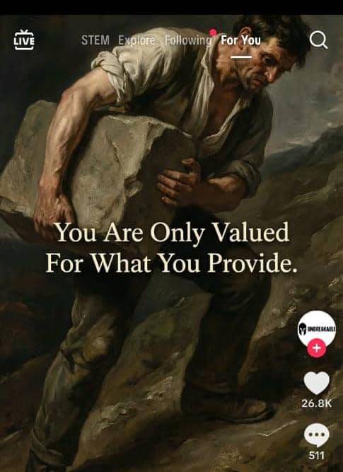 Be valuable to yourself..