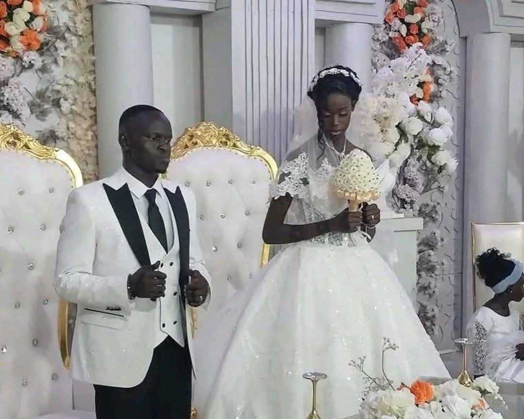 A South Sudanese man, Thon Chol Riak, pictured below, has married his bride, Atong Aguto Monyroor, a...