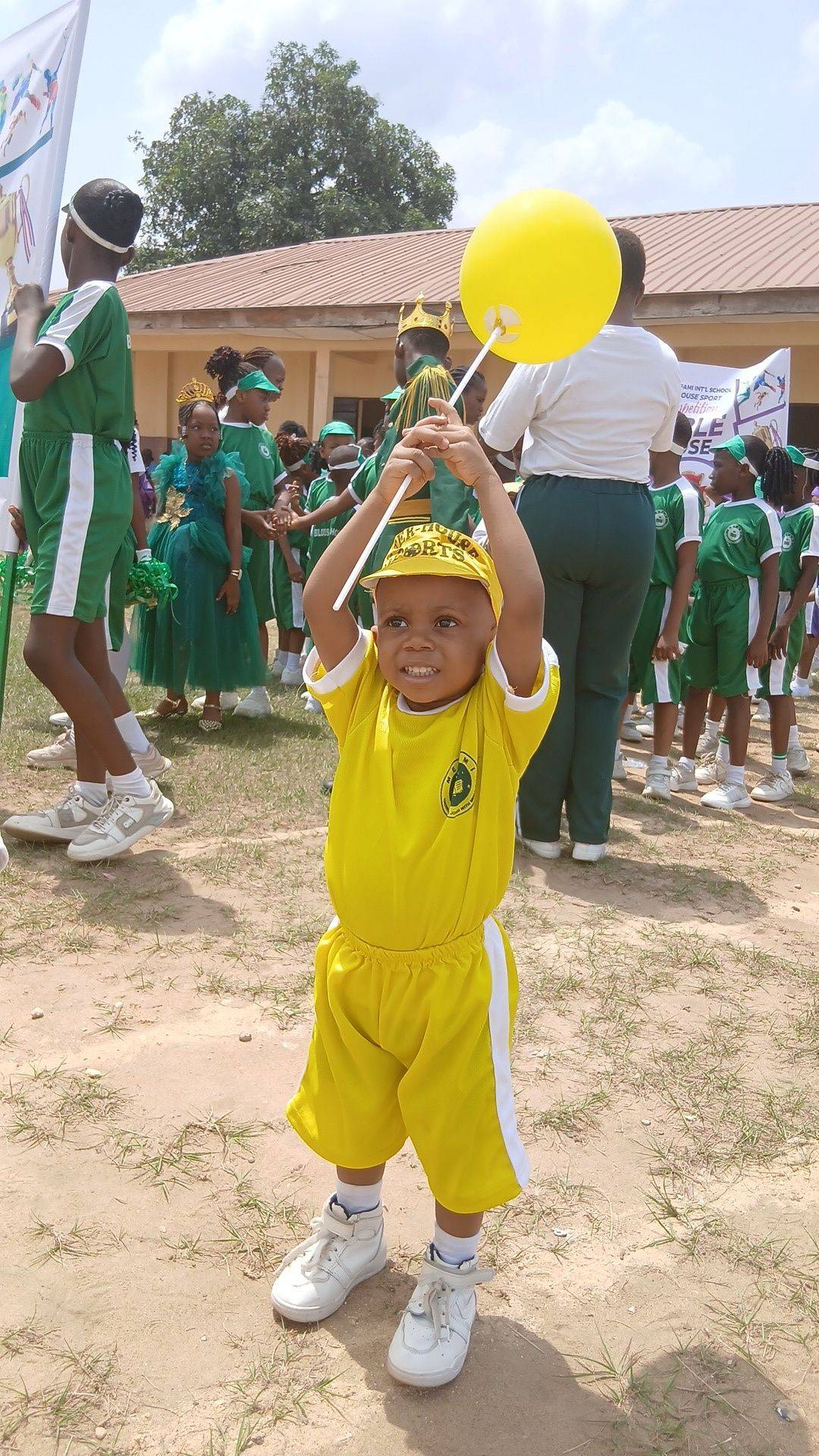 Maiden Edition of inter house sports...
Wetin God no fit do no de exists...