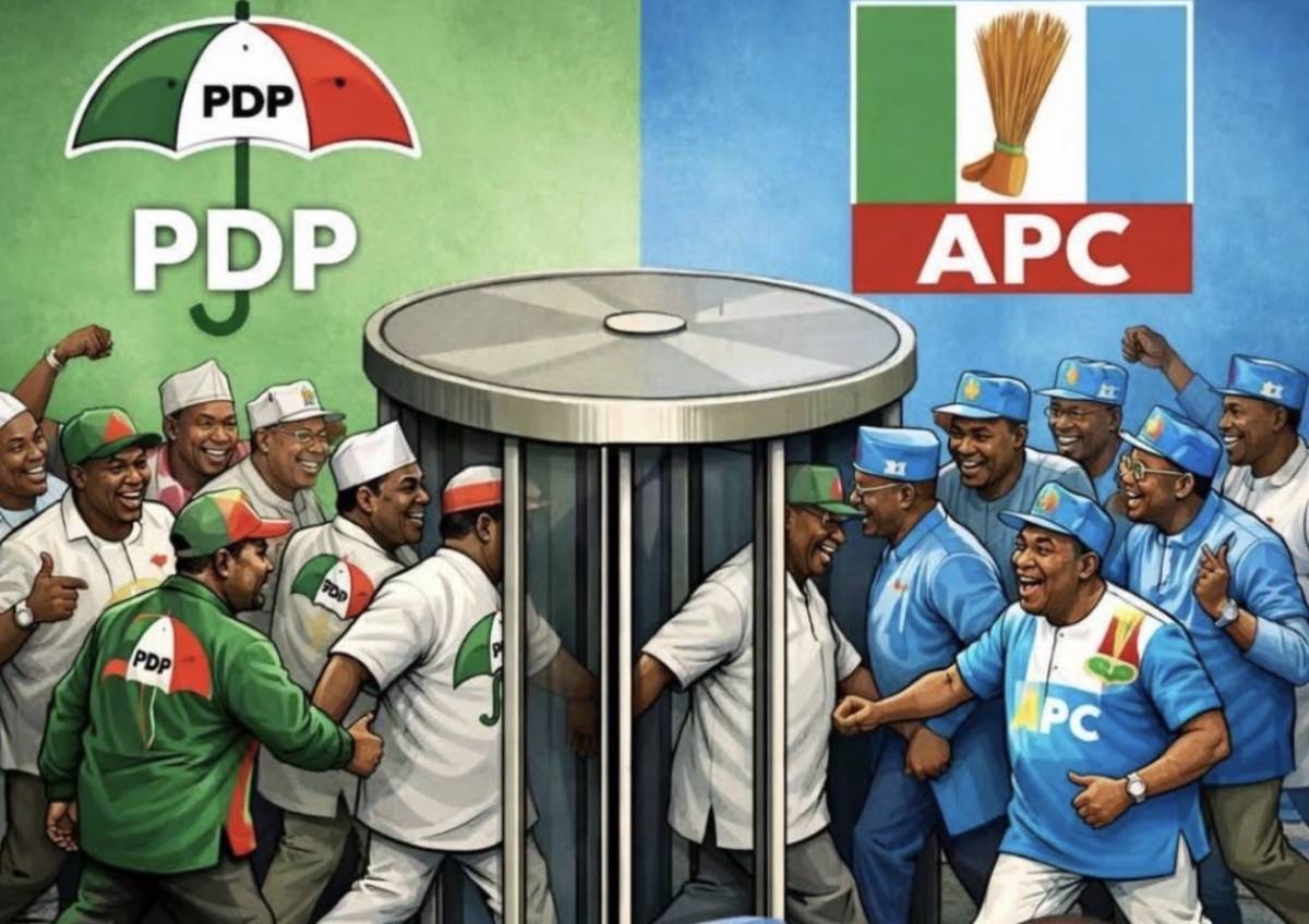 The same politicians who built PDP are now in APC blaming PDP. Now PDP has just 2 governors left so...