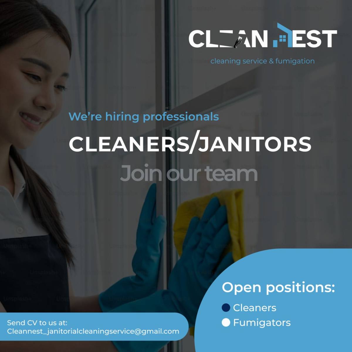We are currently recruiting professional cleaners in Lagos (Mainland & Island).
Must be reliable and...
