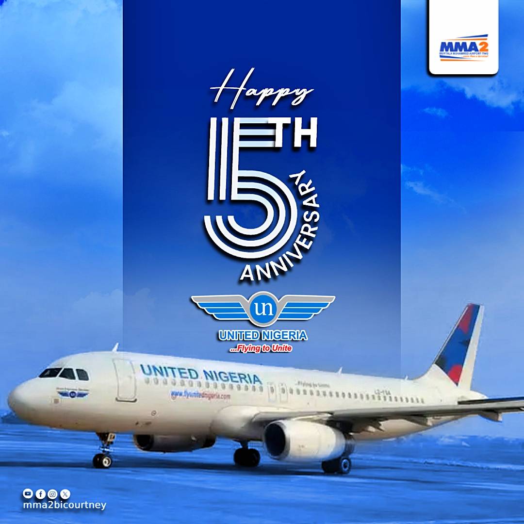 Congratulations to United Nigeria Airlines on 5 years of connecting people, cities, and possibilitie...