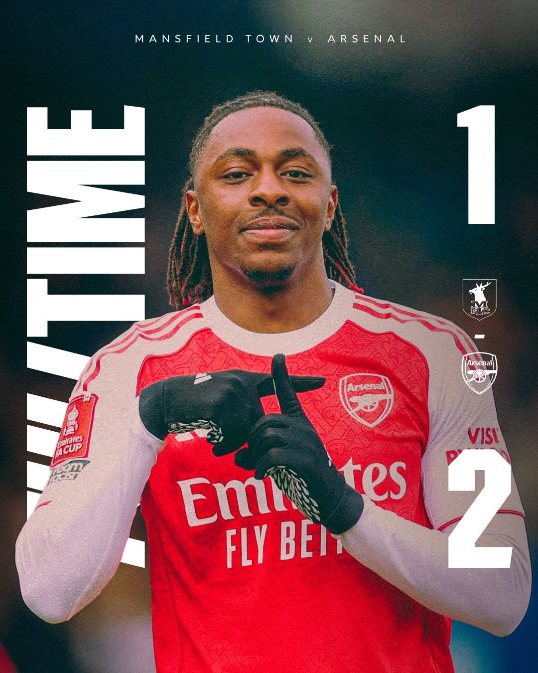 #Arsenal survived an intense match against #MansfieldTown and qualifed to the #FACup quarter-final!...
