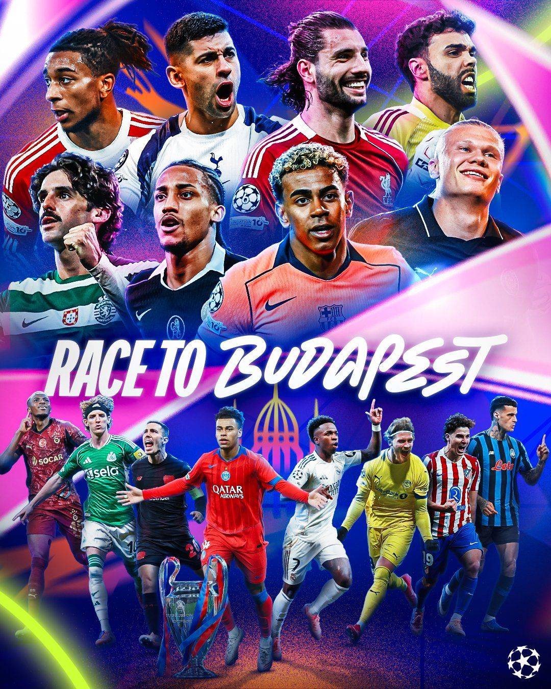 ๐ The Round of 16 begins, the race to Budapest is on โฝ๐ฅ
#UCL #ChampionsLeague #Football