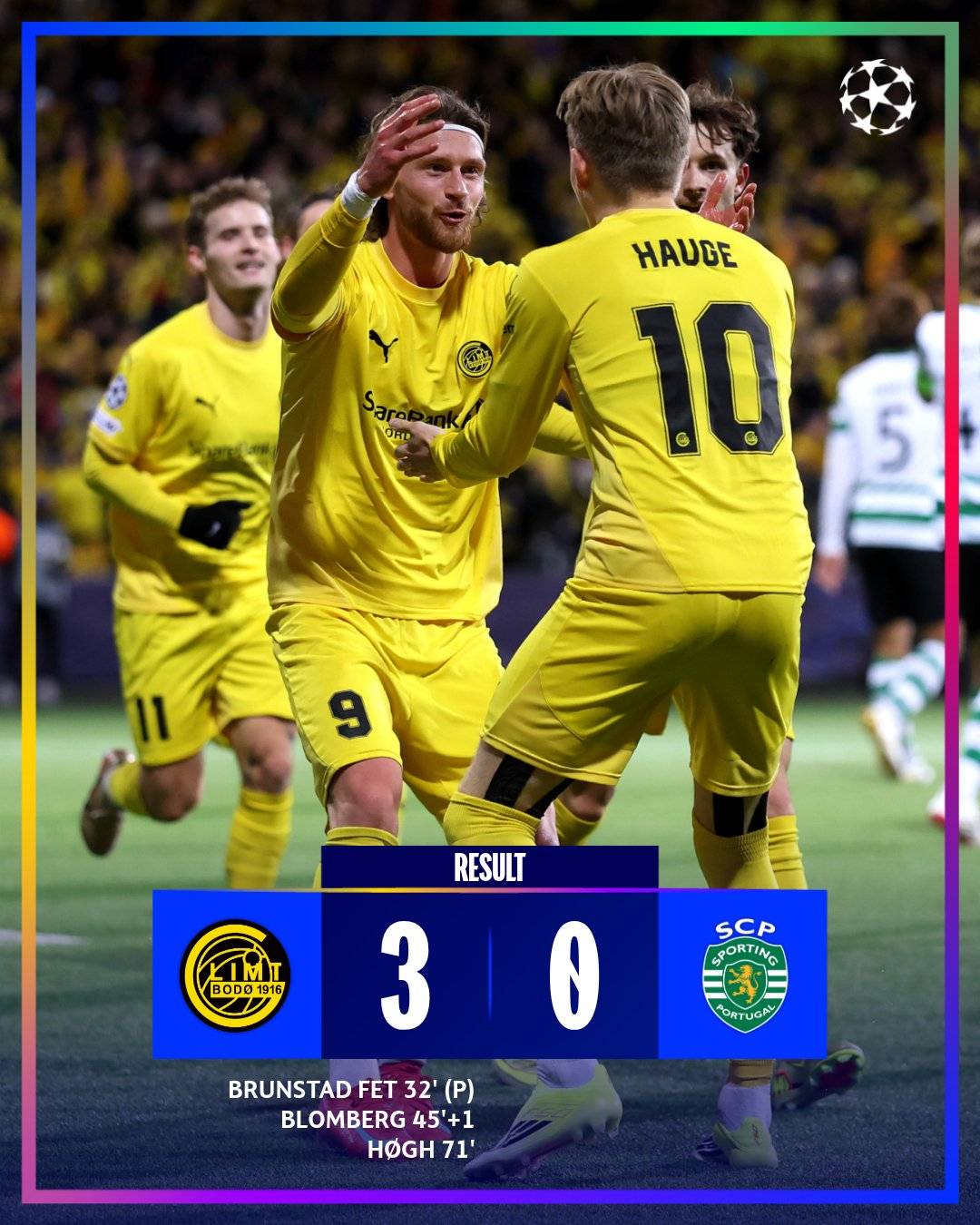 Norwegian club Bodø / Glimts' fairytale run just hit a new peak, dismantling the Portuguese giants #...