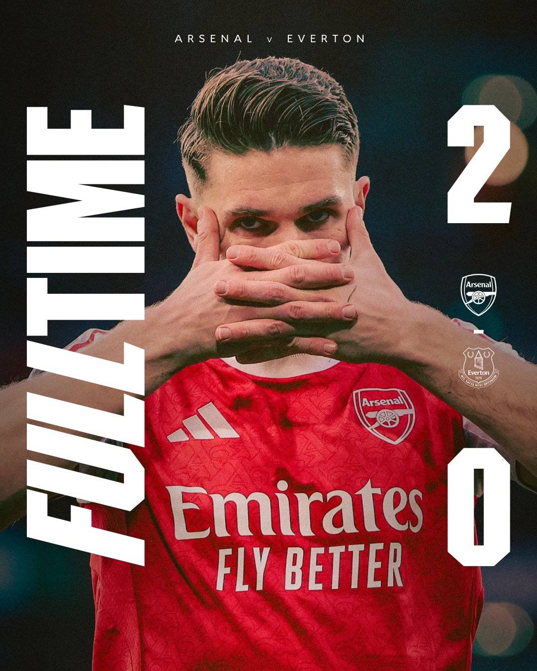 #Arsenal secures important three points against #Everton ⚽🔥
Goals of Viktor Gyökeres and Max Dowm...