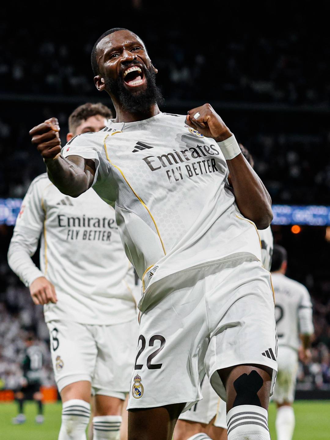 Goals of Antonio Rüdiger and Federico Valverde put #RealMadrid ahead on tonight's game ⚽
The secon...