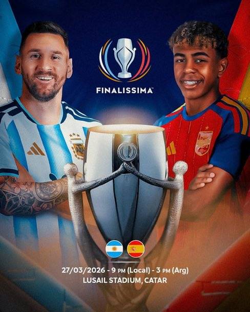 โฝ๐ #UEFA announced that the #Finalissima between #Argentina and #Spain has been officially cancell...