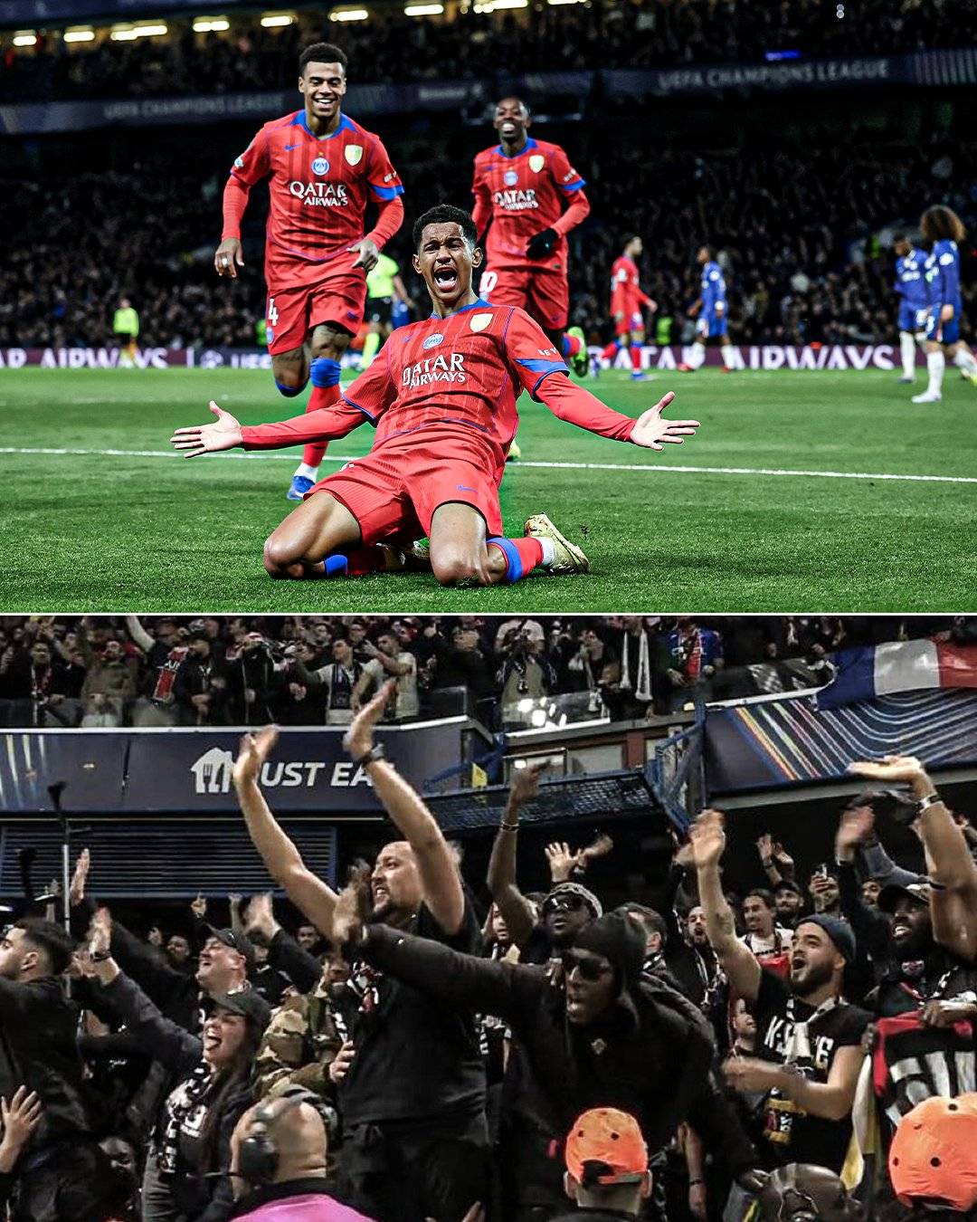 Senny Mayulu scored #PSG's third goal of the night ⚽🔥
Paris Saint-Germain fans have started to wa...
