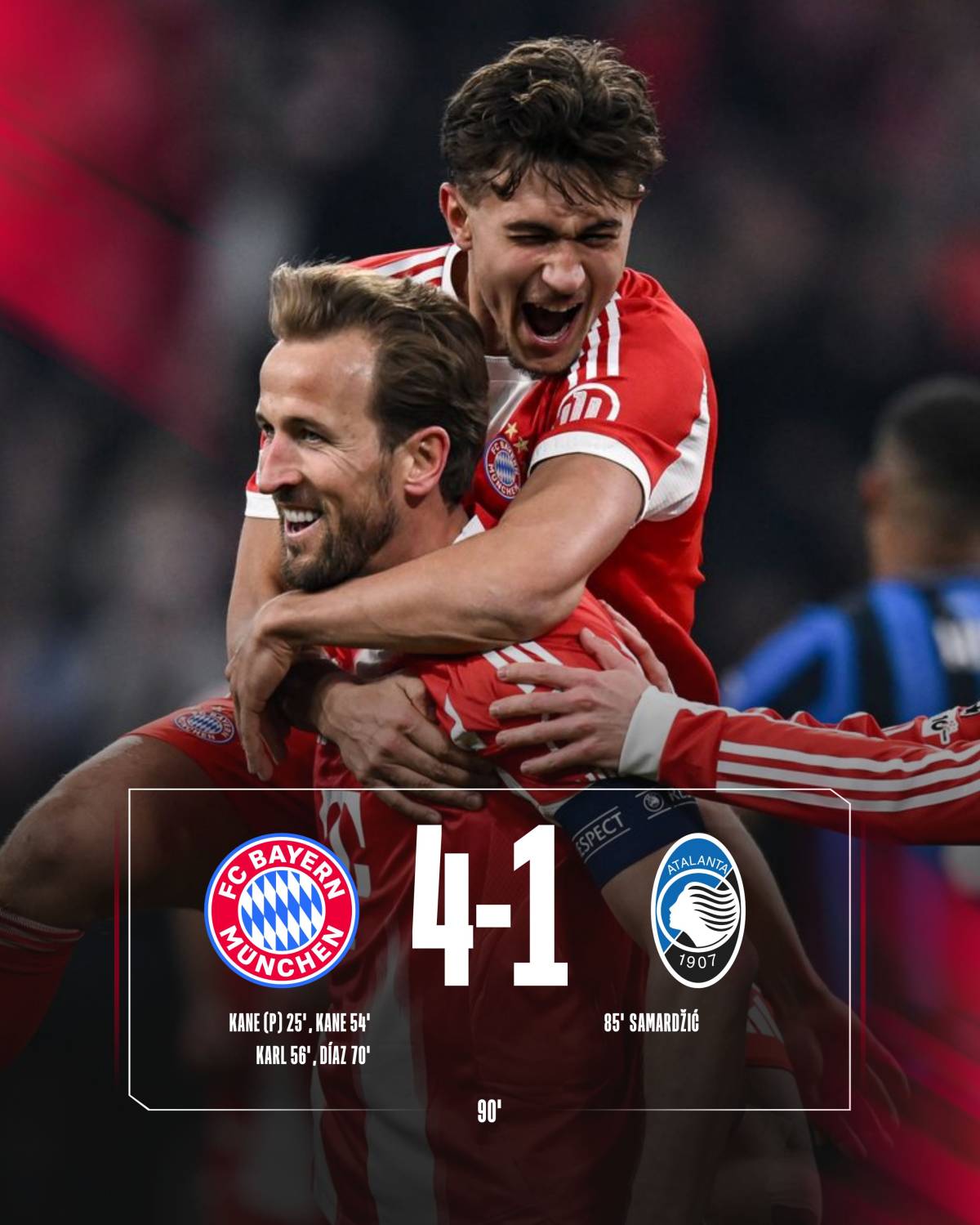 #Bayern have secured their place into the #ChampionsLeague Quarterfinals ๐ฅ
๐ Final time:๐ฅ Bayer...
