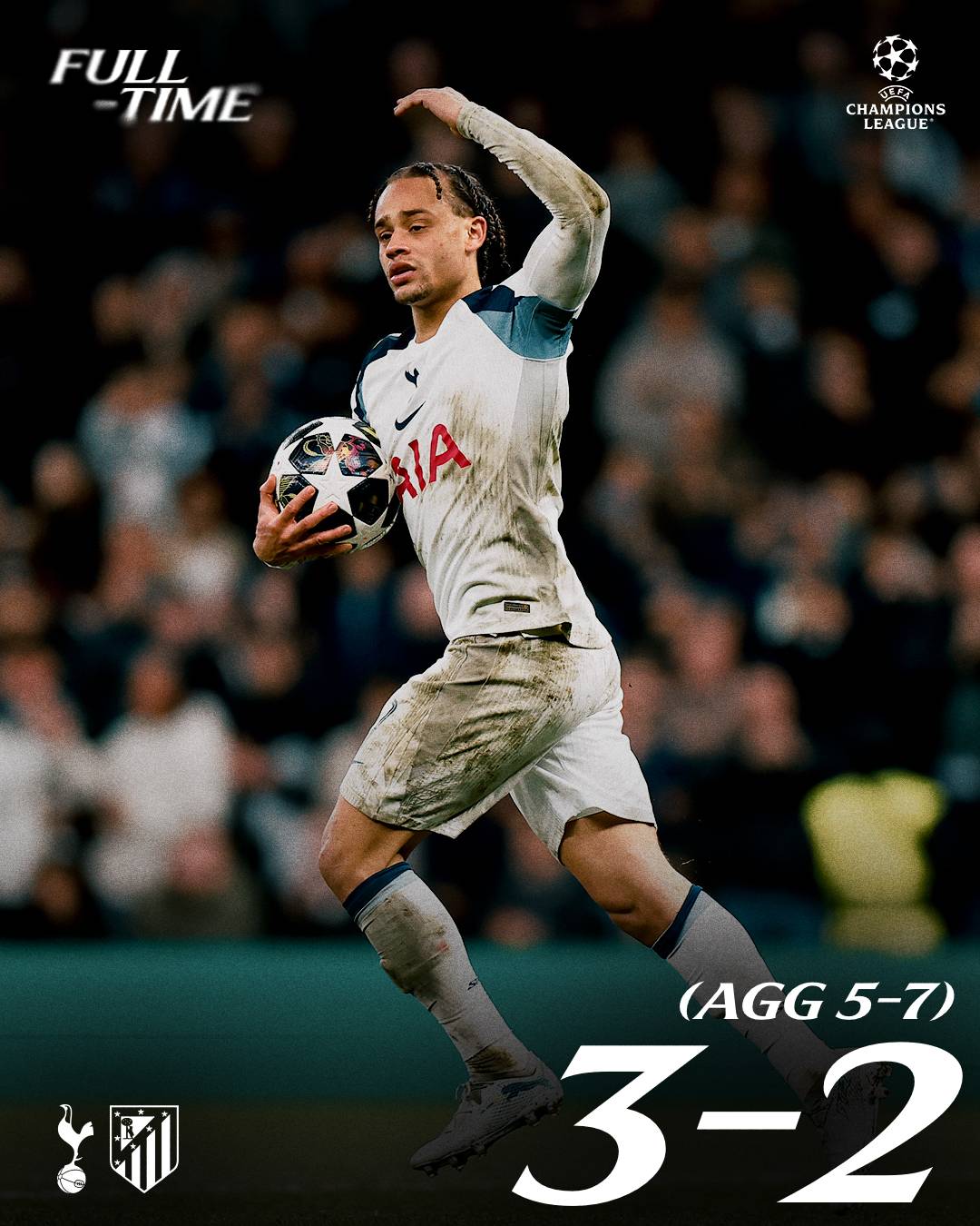 #Tottenham played a great match against #AtleticoMadrid, winning tonight's game with two goals of Xa...