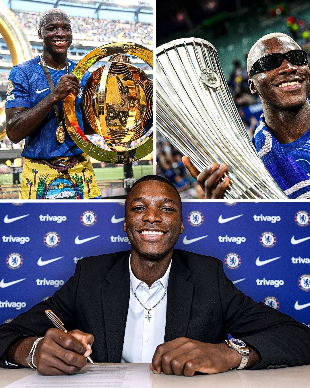 Ecuadorian #Chelsea player Moisés Caicedo was asked about #RealMadrid currently looking for a midfie...