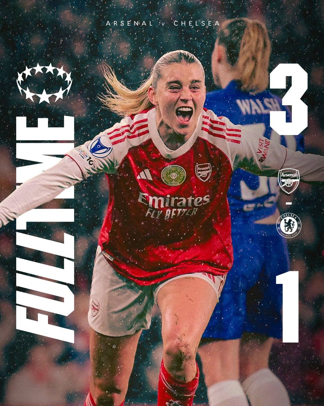 ⚽ #ArsenalWFC reigns supreme over their Women's Super League rivals #ChelseaFCW, achieving an impor...