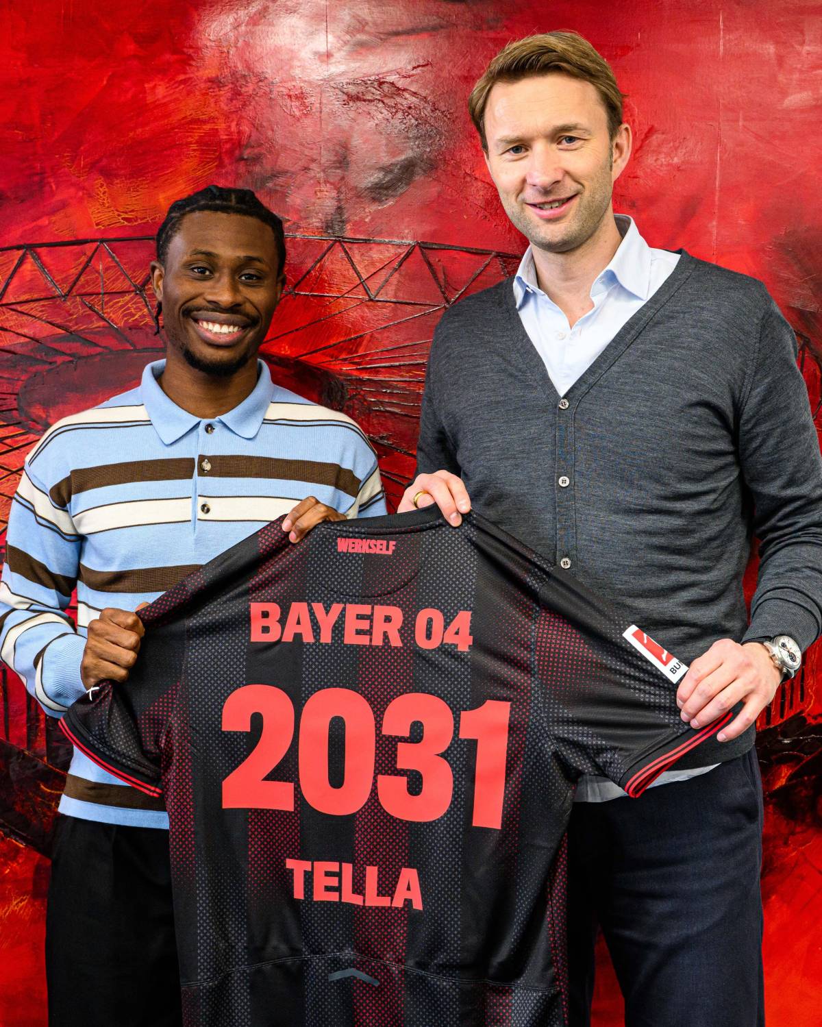 Super Eagles forward Nathan Tella signed a contract extension with #Leverkusen until June 2031.
“Th...