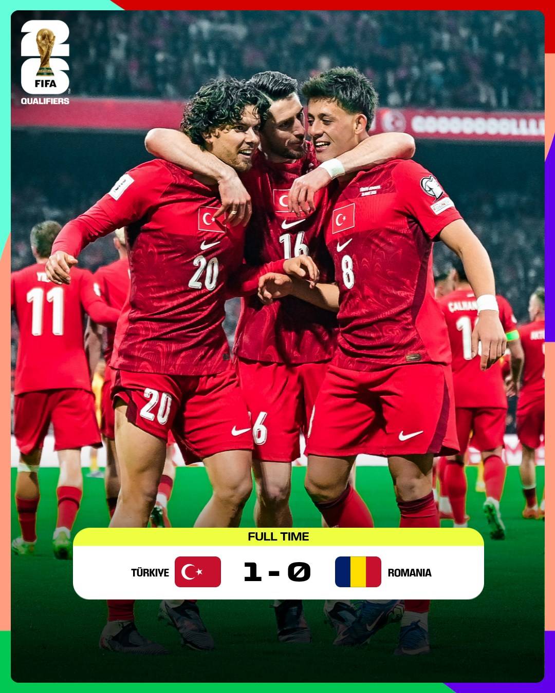 ⚽ Türkiye🇹🇷, Italy🇮🇹, Denmark🇩🇰 and Sweden🇸🇪 are now one game away from qualifying to the #FIFAWorl...