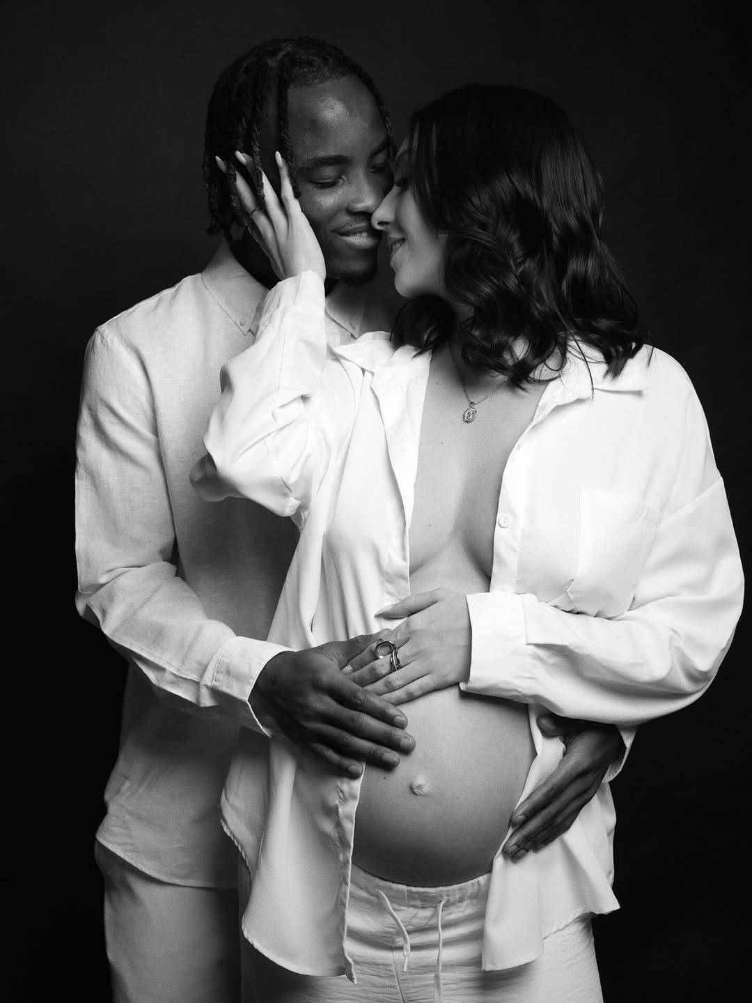 #SuperEagles defender Bruno Onyemaechi and his partner Ines Fontes announced the birth of their firs...
