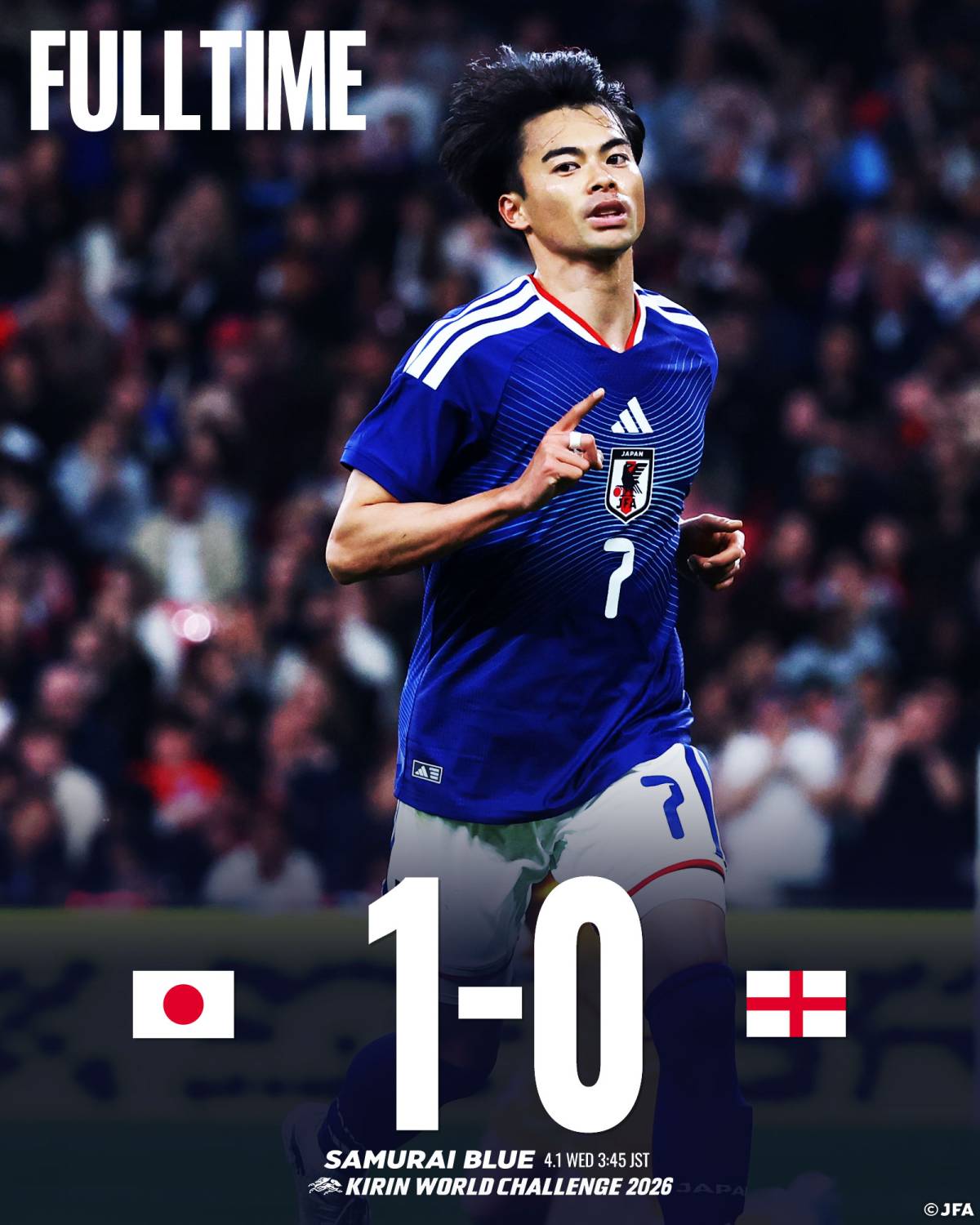 Kaoru Mitoma’s first-half goal secured a 1-0 win for Japan🇯🇵 at Wembley Stadium, with England🏴...