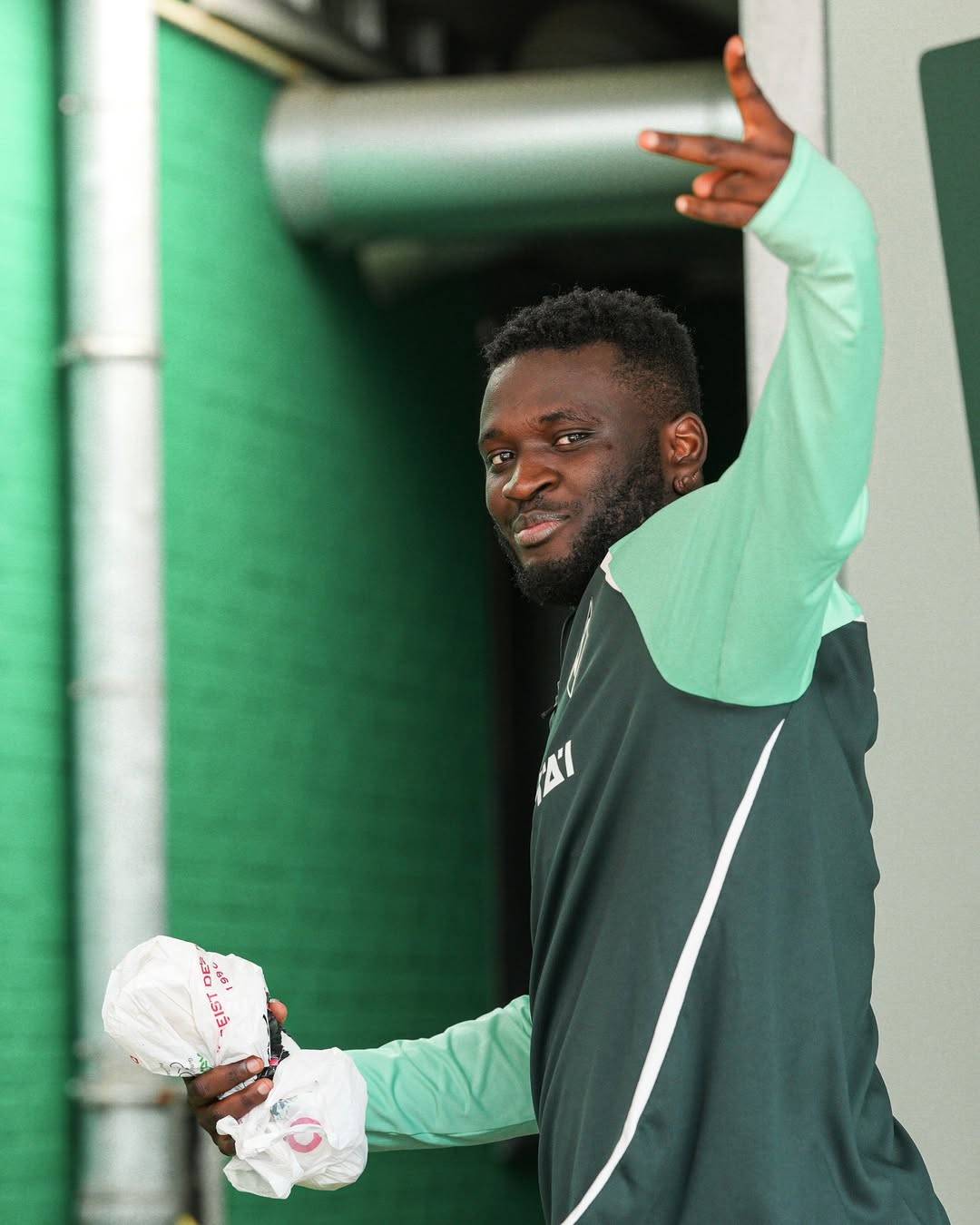 Wonderful news: Nigerian star Victor Boniface surprisingly participated in parts of team training fo...