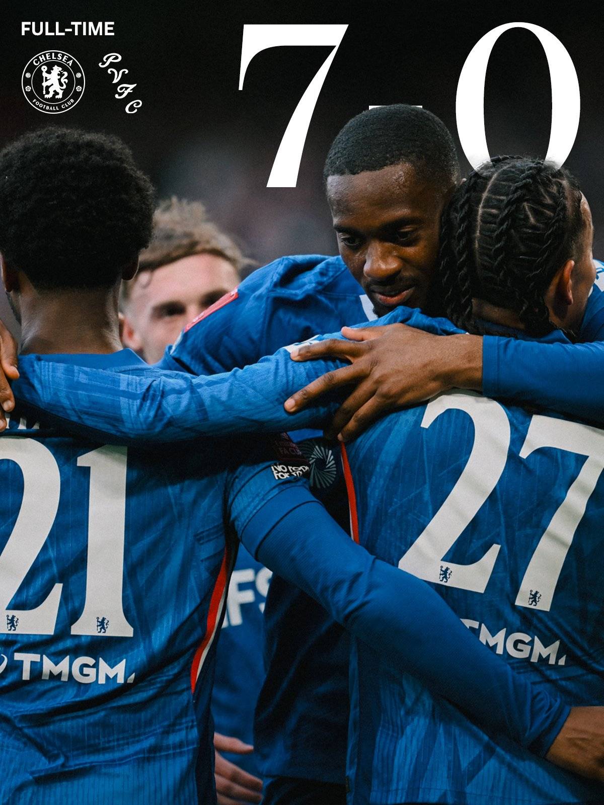 π₯ The Blues are through to the #EmiratesFACup semi-finals after a landslide victory against #PortVa...