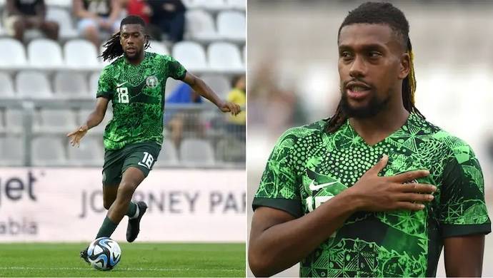 Alex Iwobi apologized on the #AlexanderYaaDigg podcast for red card he got on #SuperEagles' 2-2 draw...