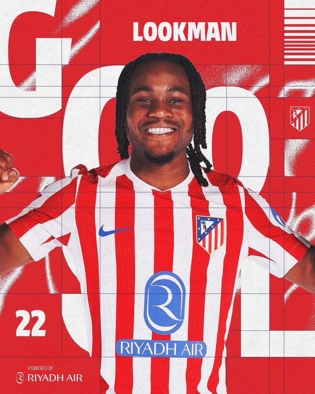 Super Eagles' superstar Ademola Lookman was #AtleticoMadrid's hero with first-half goal, officially...