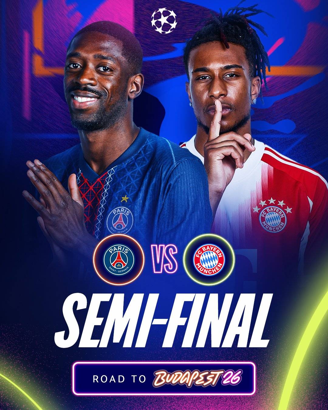 The #ChampionsLeague Semifinalists of the 2025 - 2026 season are:
π Arsenal π¬π§.
π AtlΓ©tico Madri...