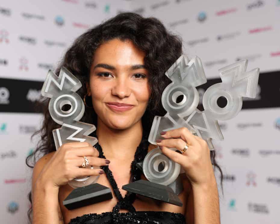 British singer Olivia Dean won the most awards at the #MOBOAwards 2026 with three trophies: Best Fem...