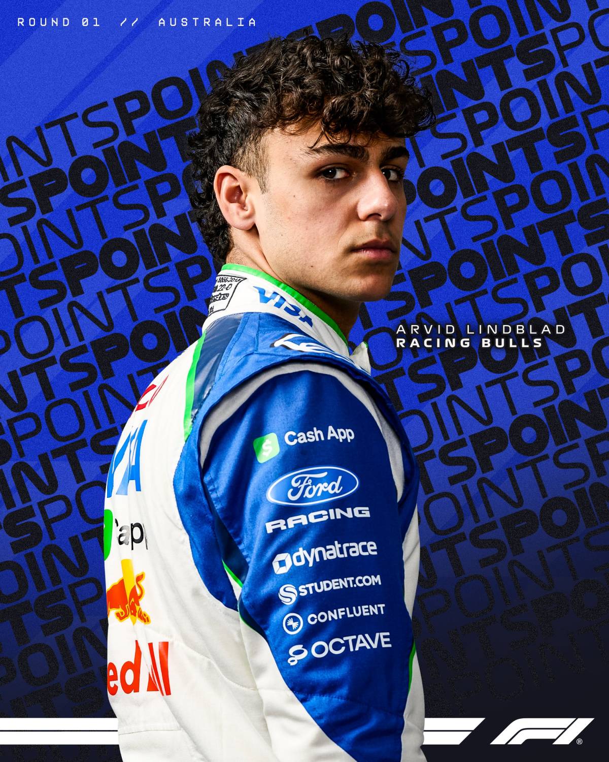 Rookie Arvid Lindblad had a very successful #F1 debut, achieving points and finishing the race at P8...
