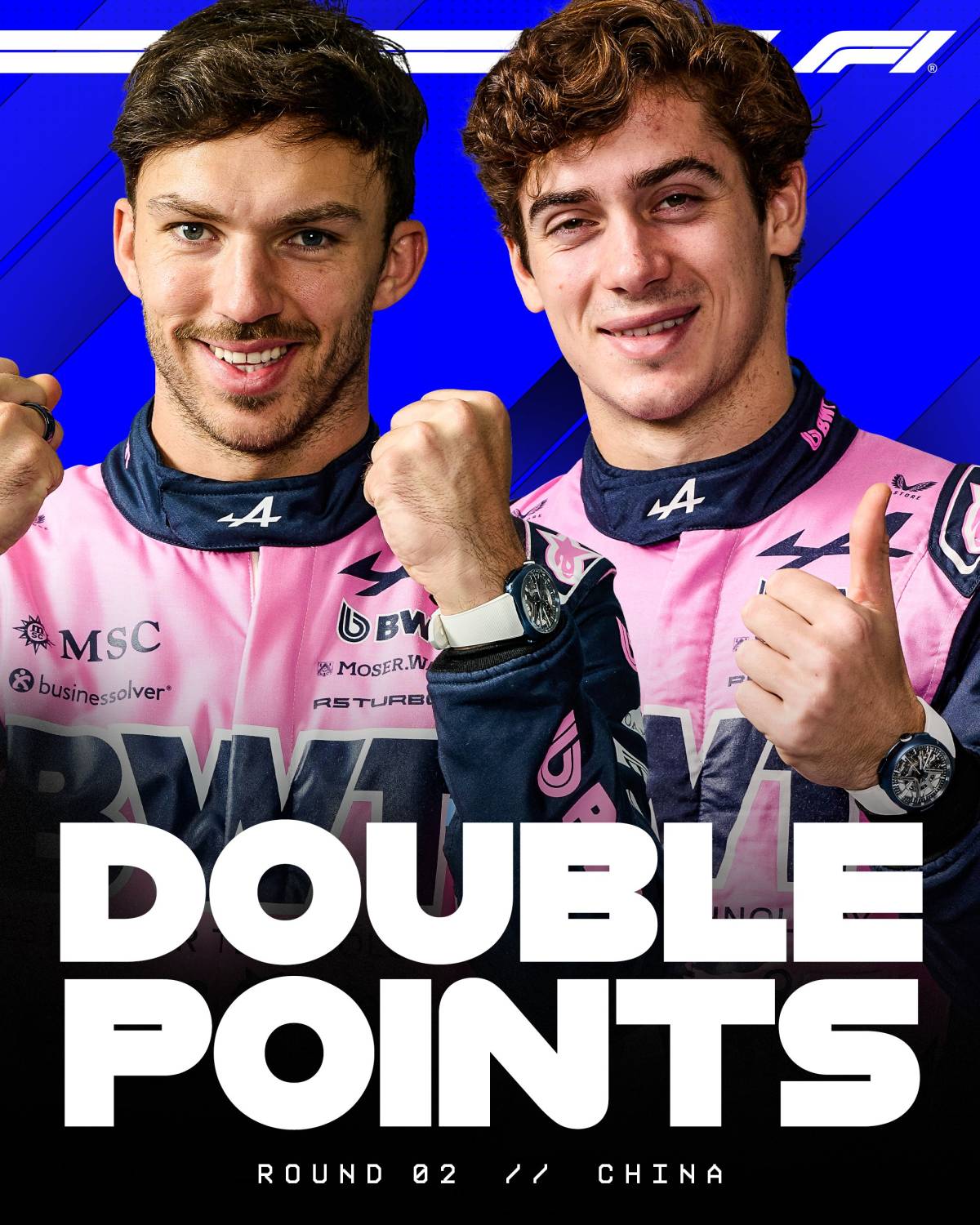 ๐๏ธ Franco Colapinto and Pierre Gasley had an impressive haul of points for #Alpine at the #ChineseGP...