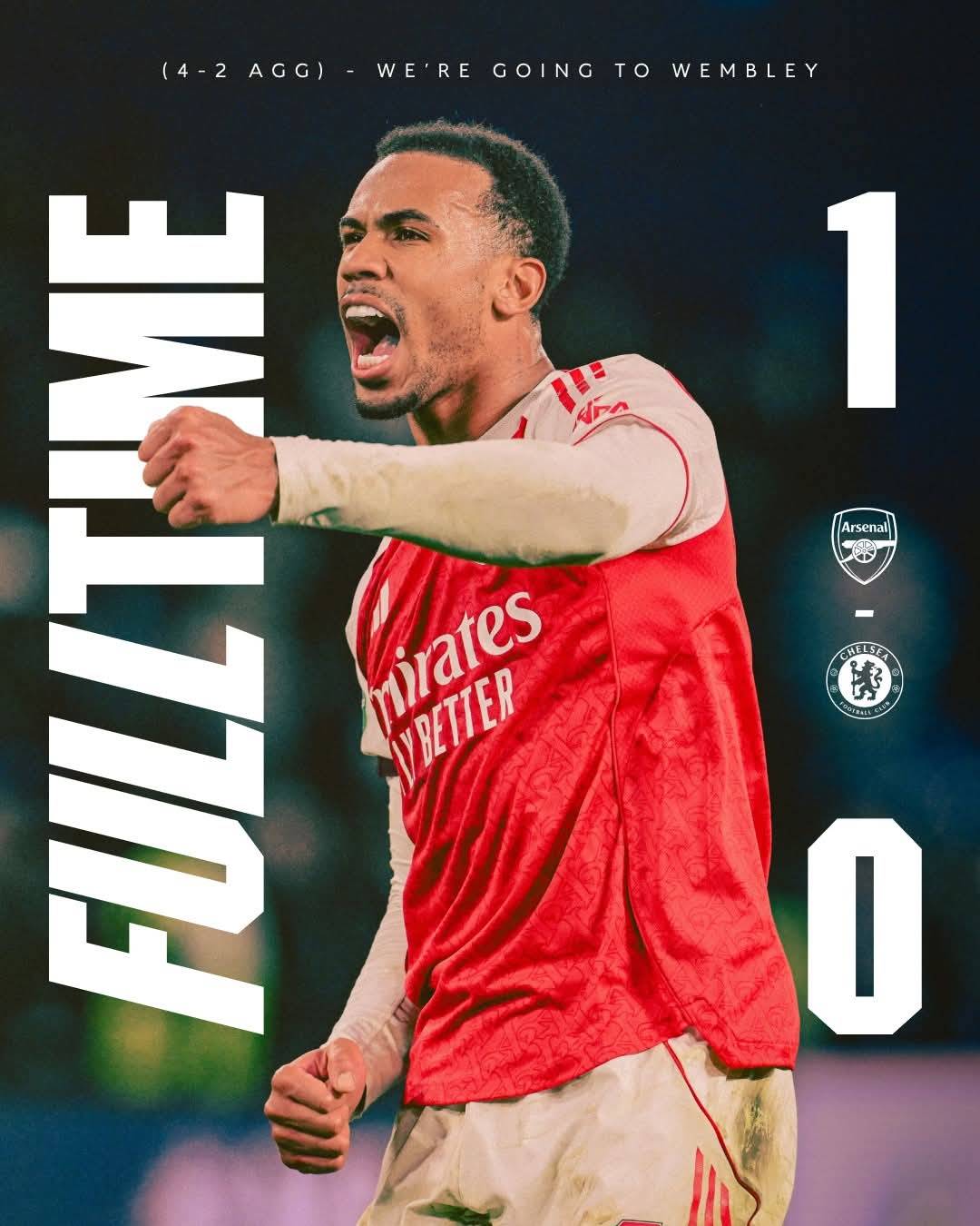 Way to WEMBLEY..... God abeg