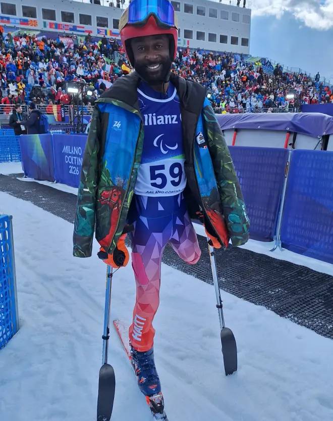 Ralf Etienne became Haiti’s first ever Winter Paralympian, competing on the giant slalom standing ra...