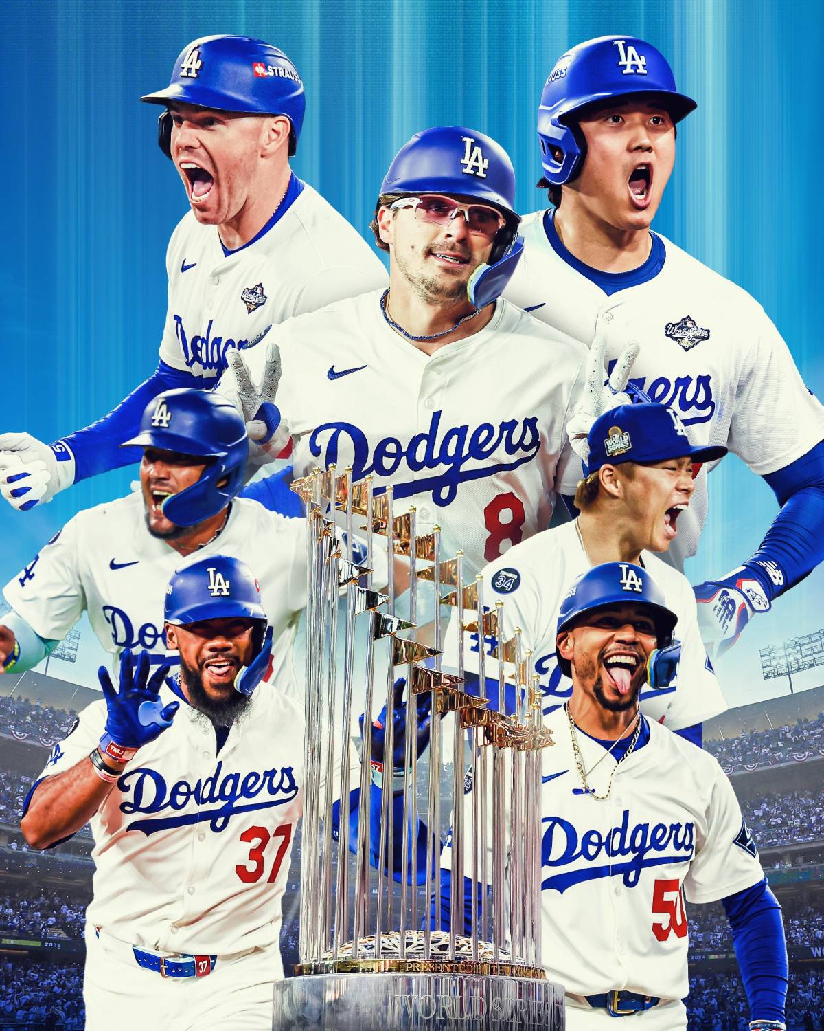 #Dodgers began their quest for three-peat with victory at home 🏆
📝Final score: Arizona Diamondbac...