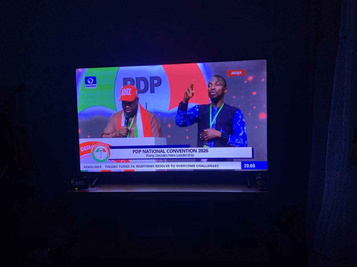 Watching the on-going PDP convention clearly shows the death of the party. Wike is currently working...