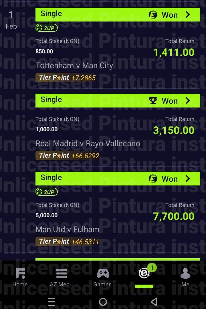It's been all wins since February 1st. DM for today's code