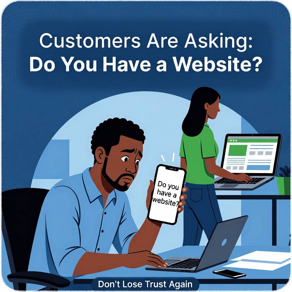 A possible customer asks:
"Do you have a site?"
You stop...
You send your number for WhatsApp inste...