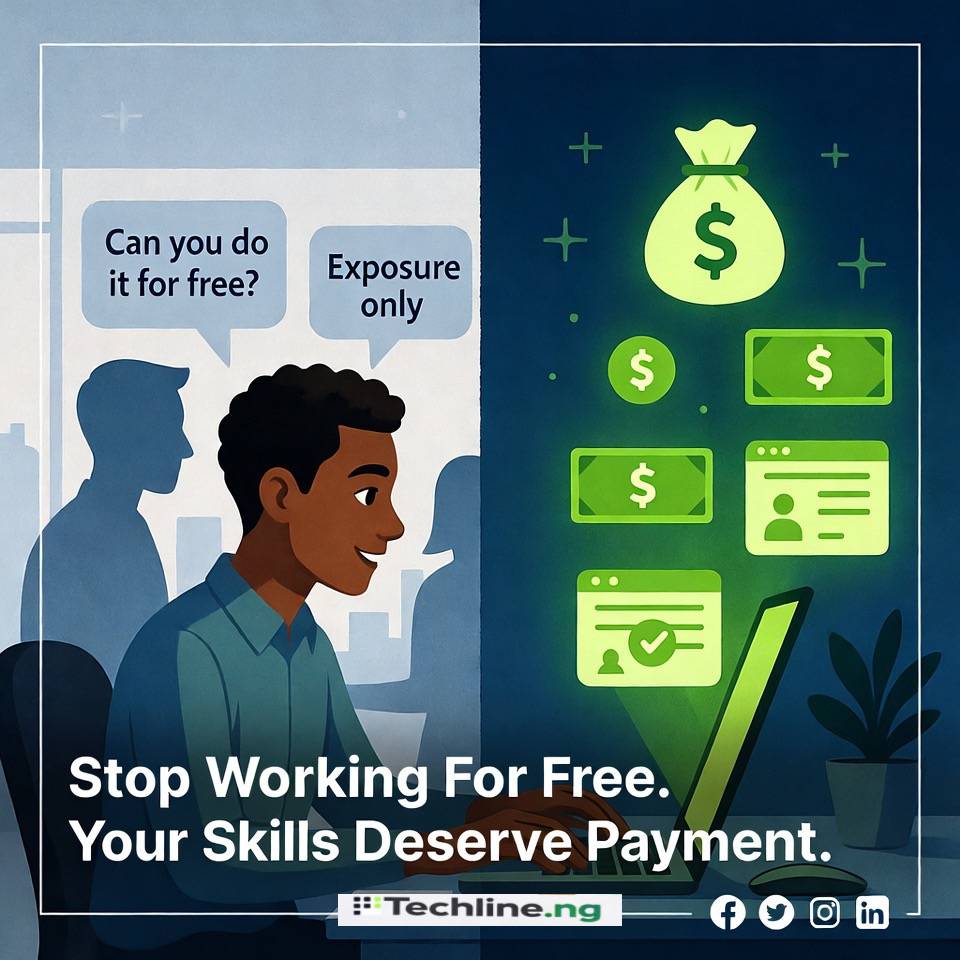 A lot of talented people do free work in the hopes that it will "pay off someday."
Your skills are...
