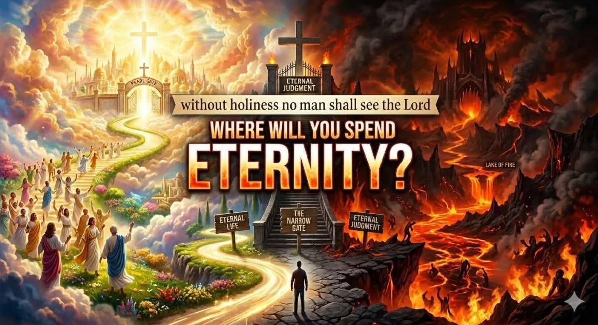 🔥Where will you spend eternity? This question comes to you and me. Let us run to the Saviour Jesus...