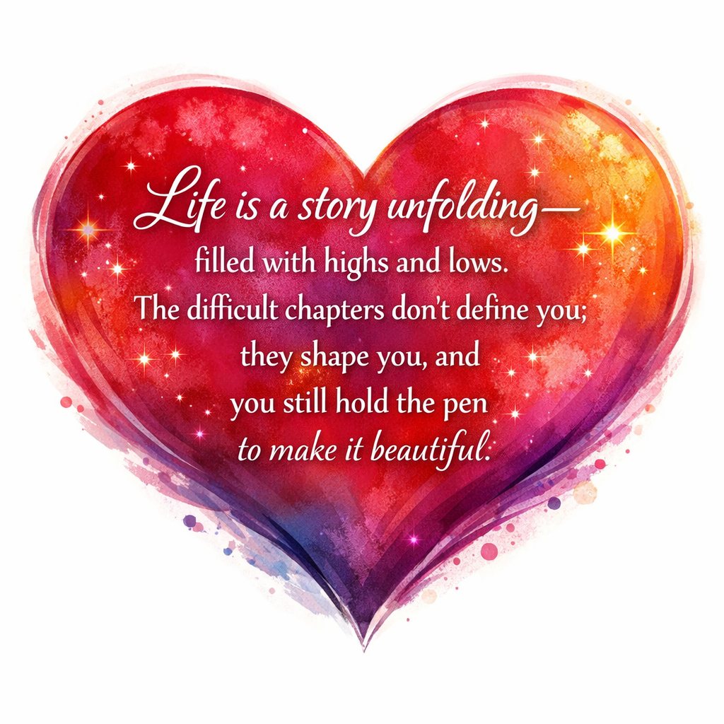 Your life is a beautiful story—and every step forward is a WIN.