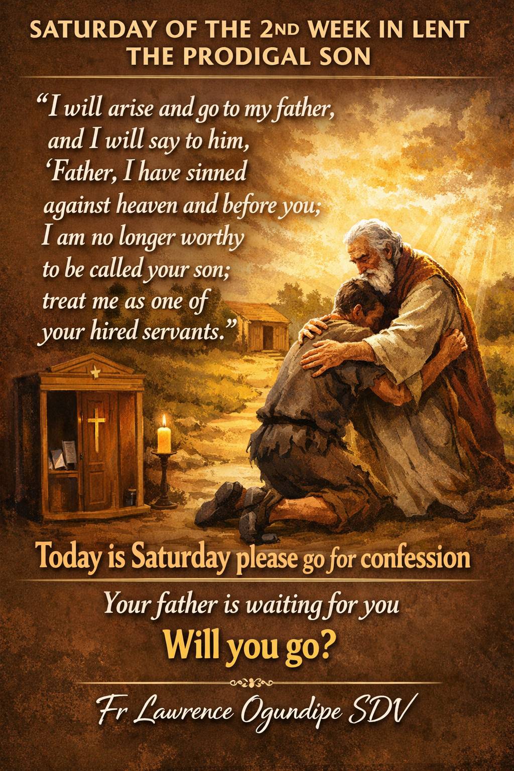 Post by Fr Lawrence SDV