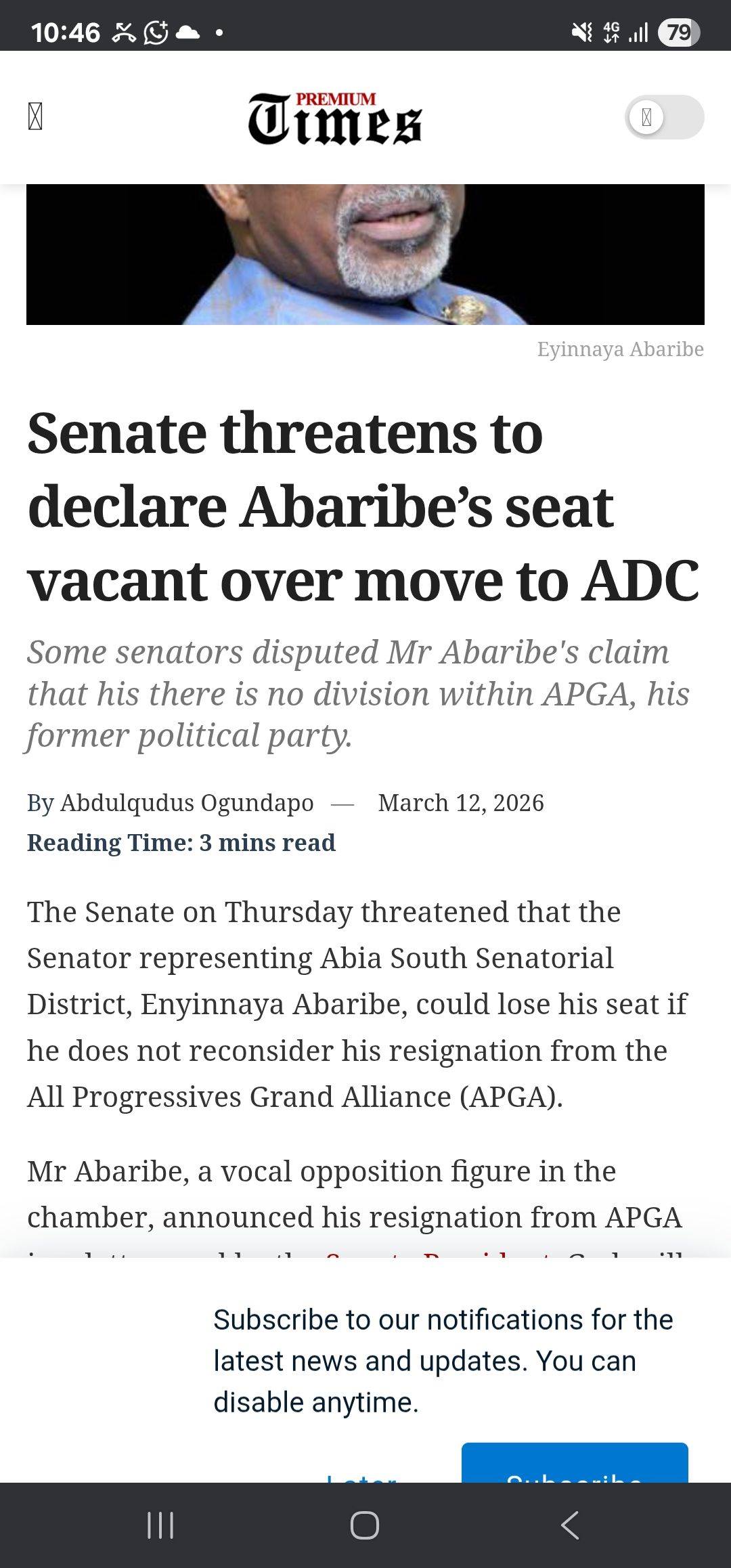 They created the division in PDP because they already had plans to take all their governors to the A...