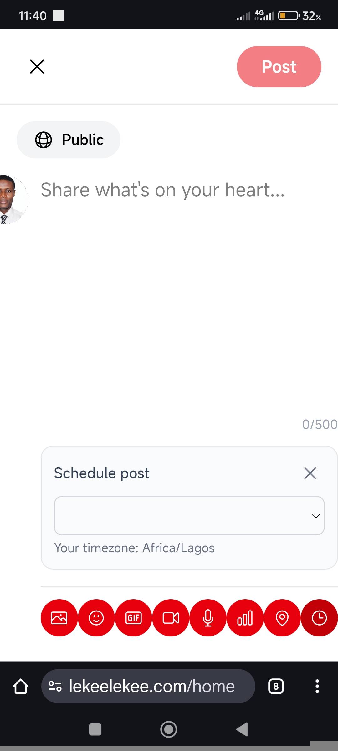 You can even "schedule" post on @lekeelekee  🚦✅💥🎉