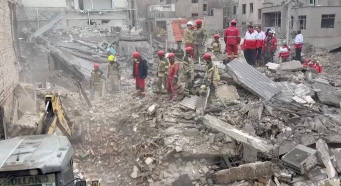 Tehran Governor Mohammad Sadegh Motamedian says at least 10,000 residential homes have been “damaged...